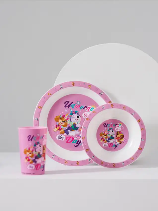 Set ciotola, piattino e tazza PAW Patrol - multicolor