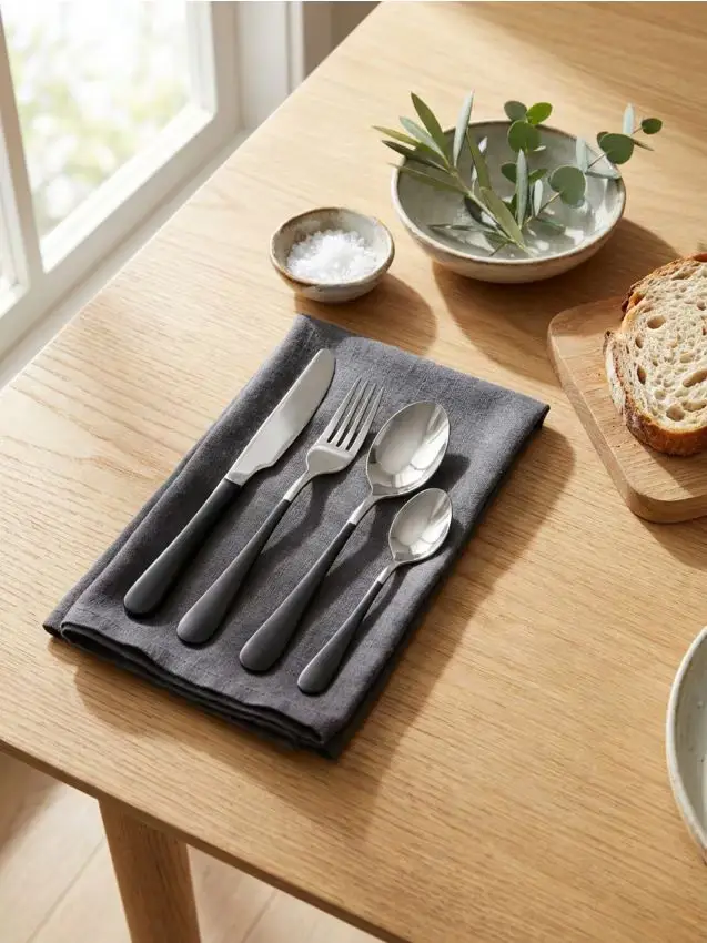 Set da 4 posate - argento