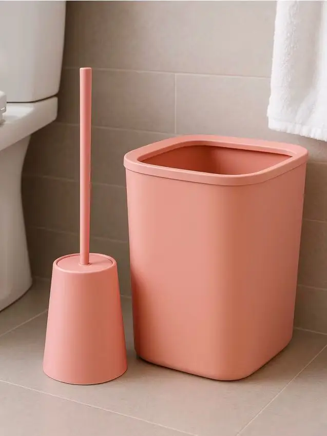 Set da bagno - rosa pastello