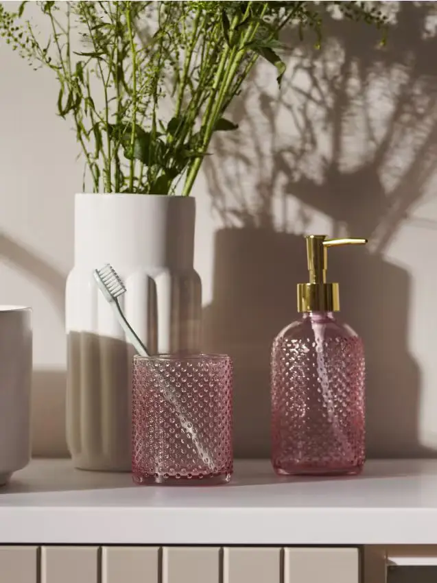 Set da bagno - rosa pastello