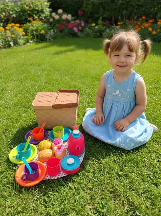 Set da gioco per picnic con accessori - multicolor