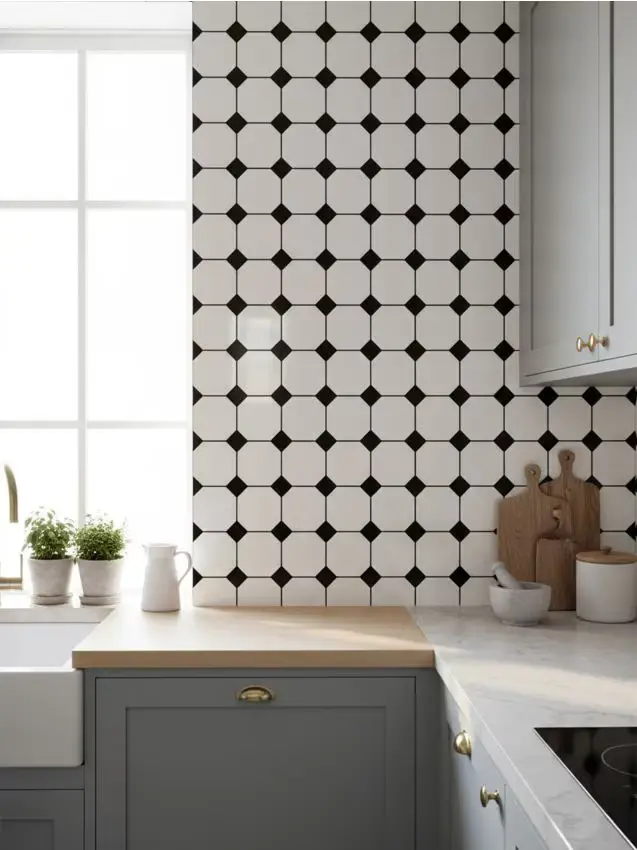 Set di adesivi murali decorativi autoadesivi 10 pack - bianco