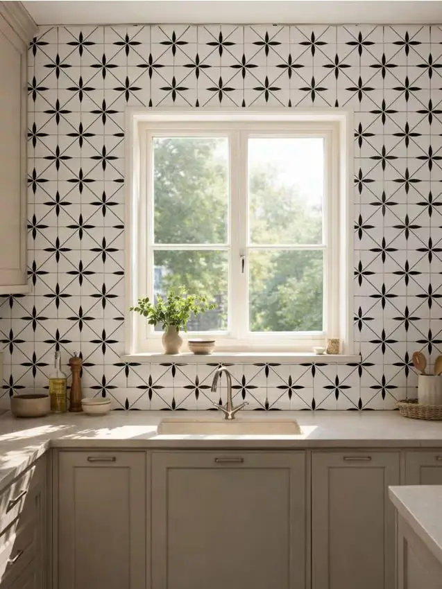 Set di adesivi murali decorativi autoadesivi 10 pack - nero