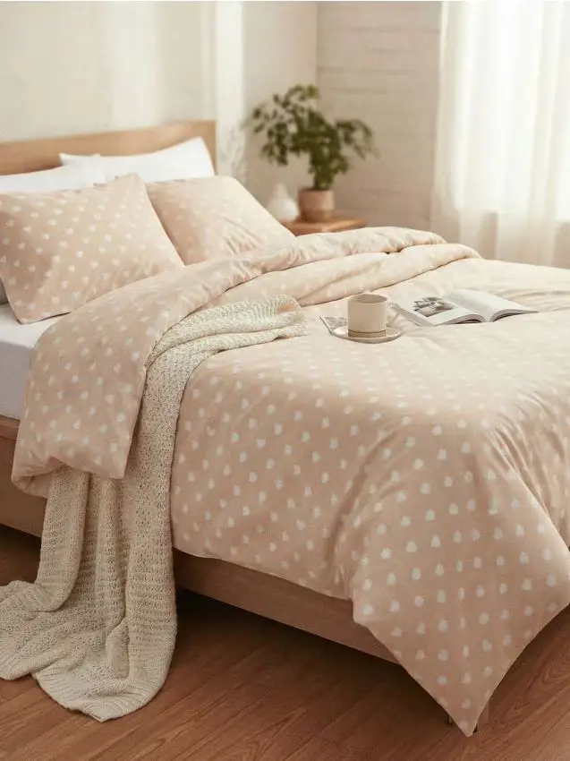 Set di biancheria da letto con cuori - nude