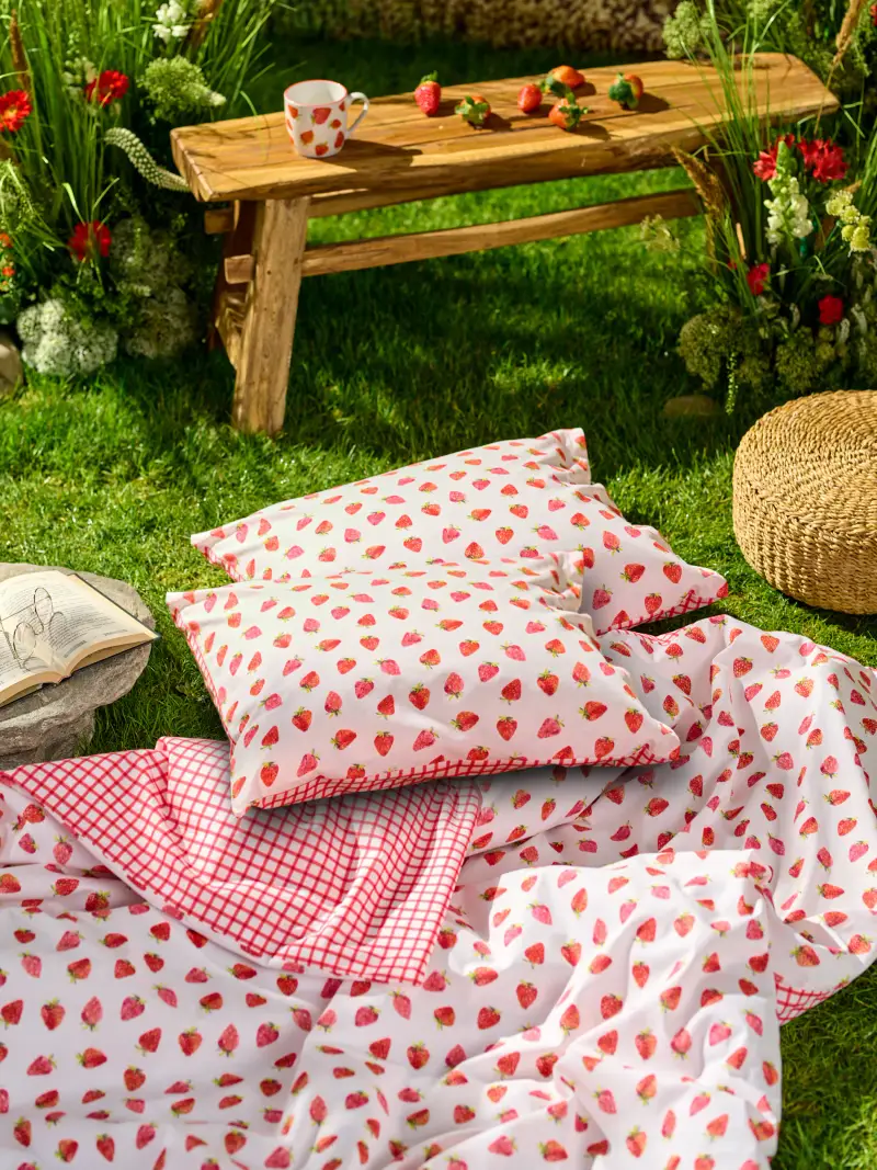 Set di biancheria da letto - rosso miniatura 2