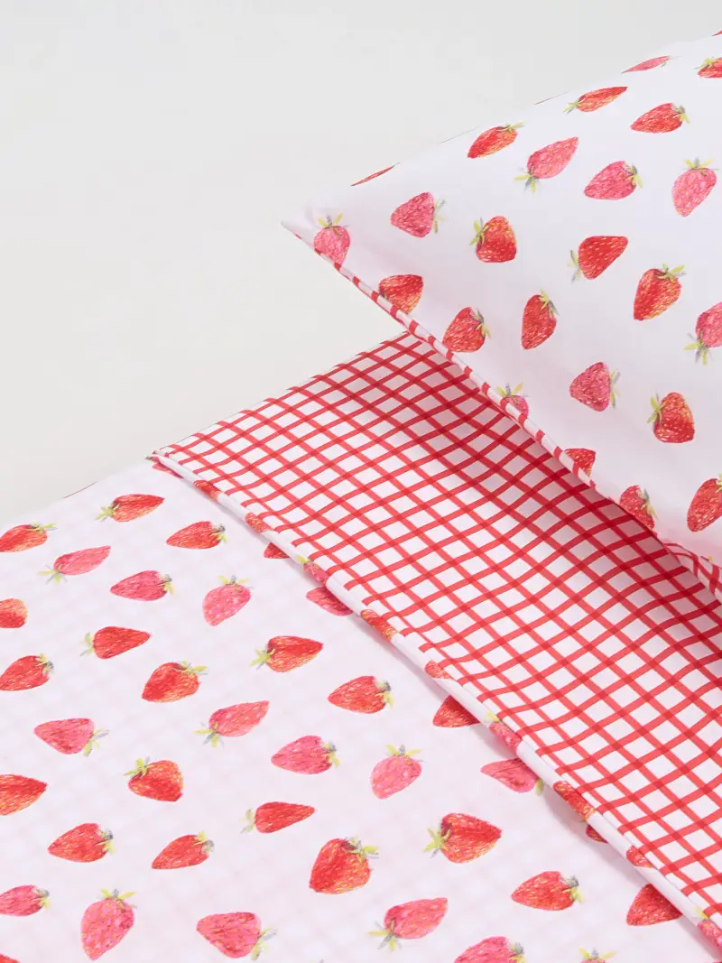 Set di biancheria da letto - rosso miniatura 5