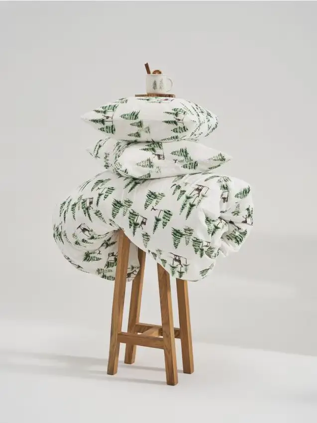 Set di biancheria da letto - verde scuro