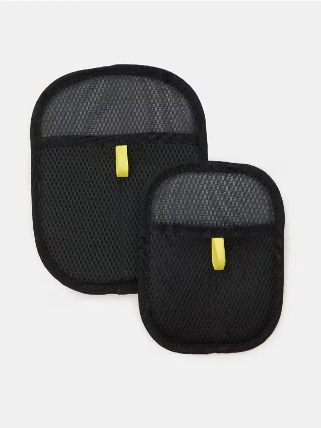 Set di guanti per la rimozione dei peli, confezione da 2 - nero