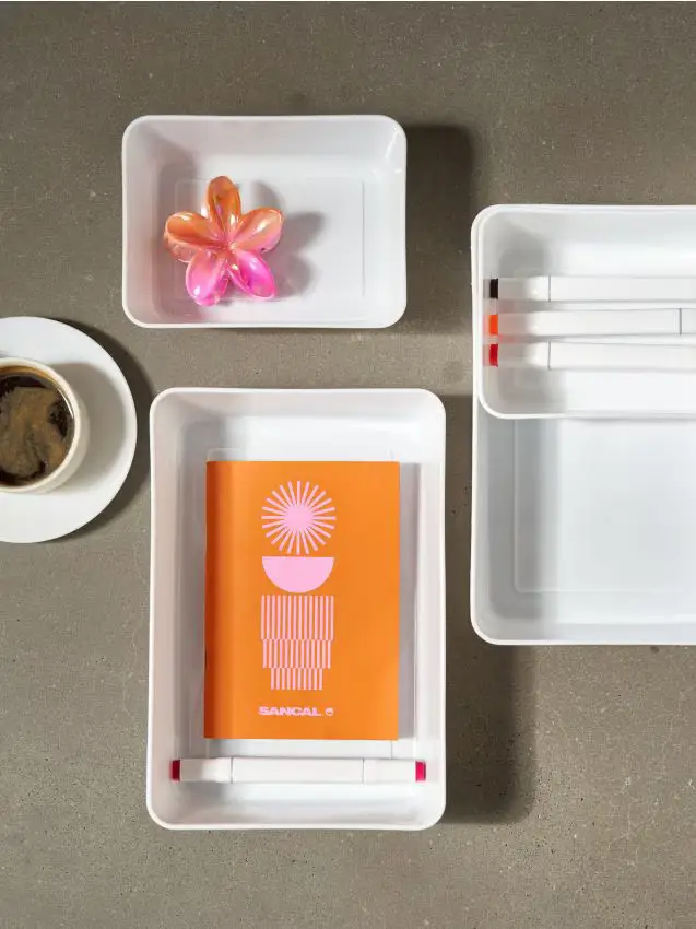 Set di organizer 4 pack - bianco