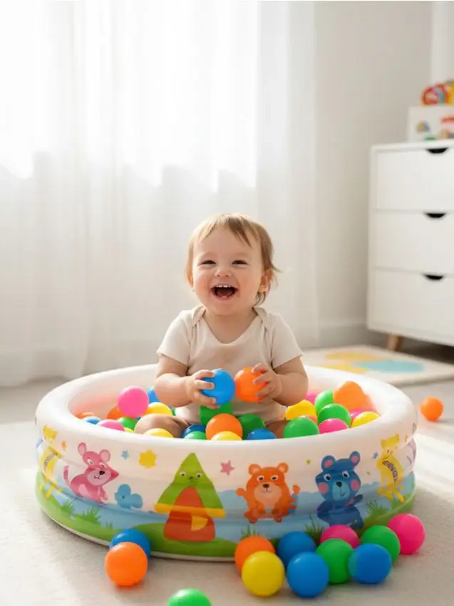 Set di palline colorate per piscina, set da 50 - multicolor