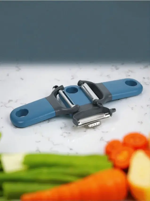 Set di pelapatate 3 pack - blu scuro