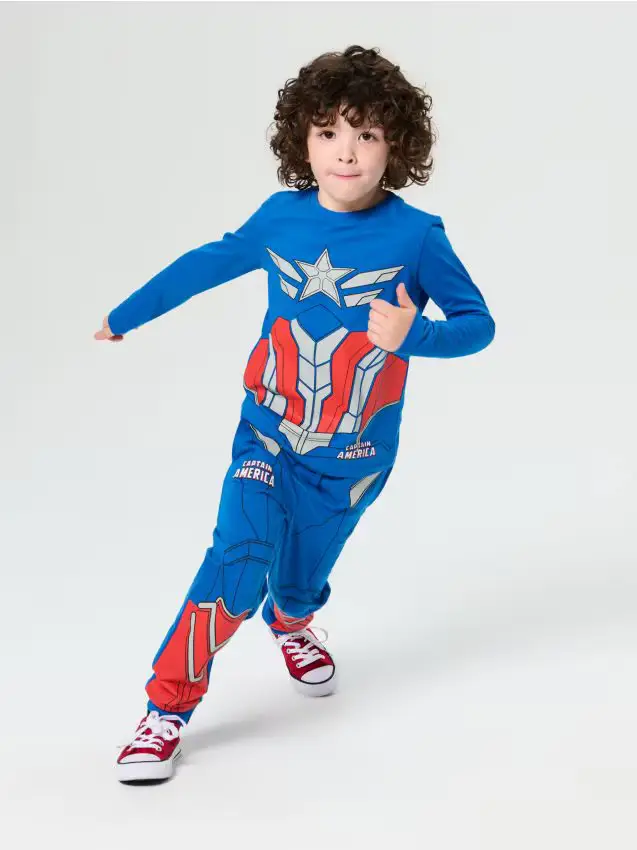 Set in jersey Avengers - blu scuro