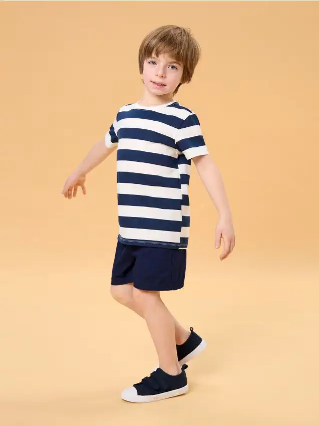 Set in jersey - blu scuro