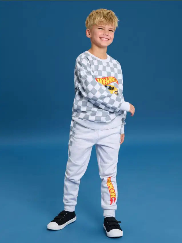 Set in jersey Hot Wheels - grigio chiaro