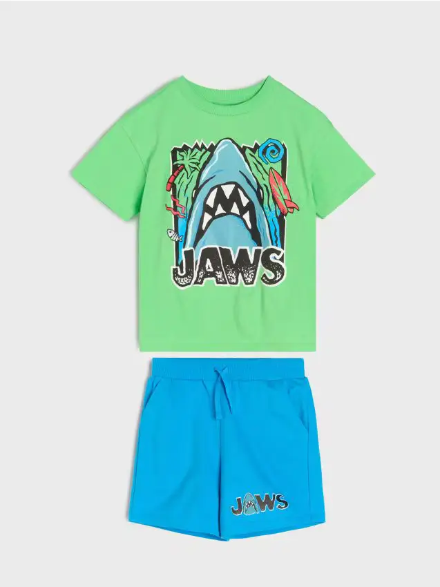 Set in jersey Jaws - acqua