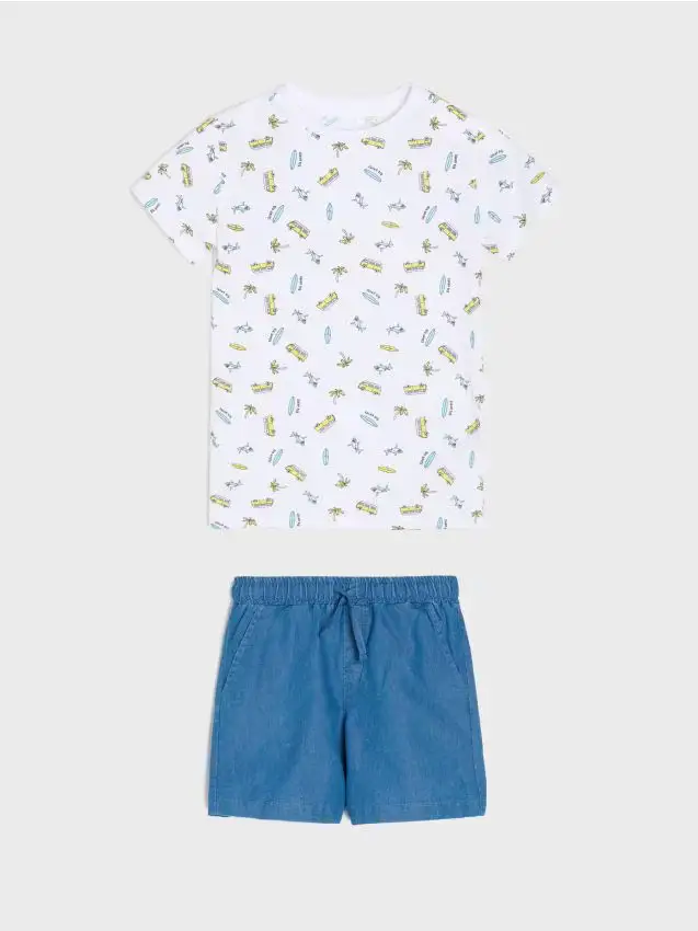 Set in jersey - multicolor