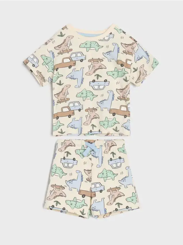 Set in jersey - panna