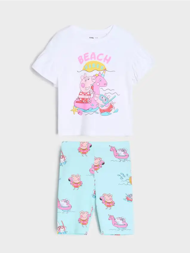 Set in jersey Peppa Pig - multicolor