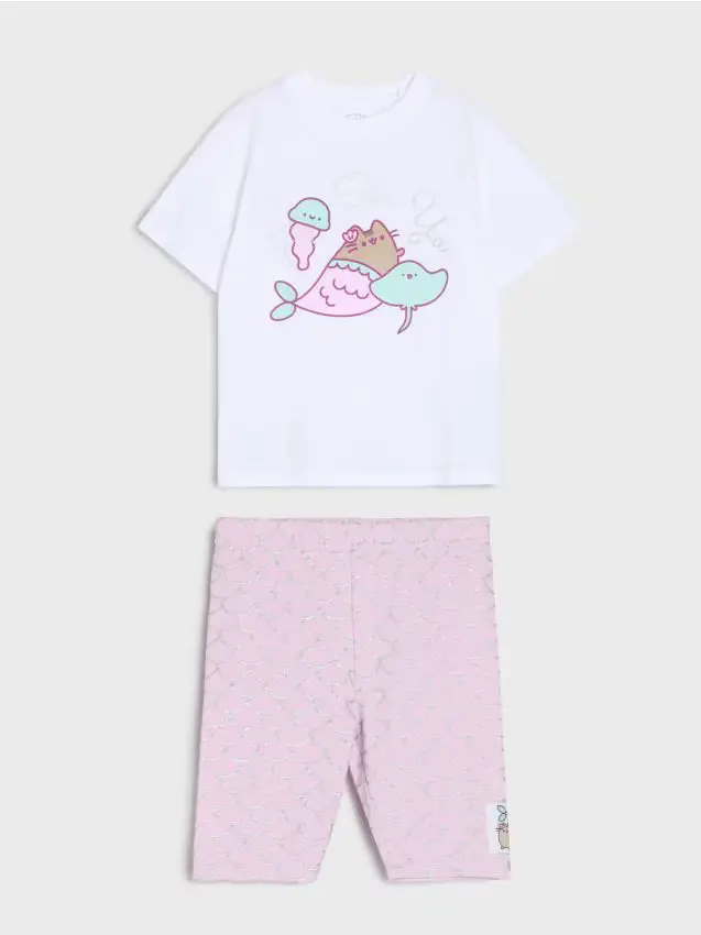 Set in jersey Pusheen the Cat - multicolor