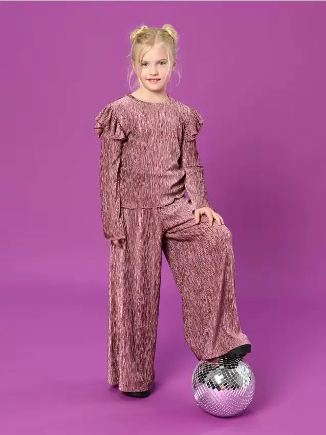 Set in jersey - rosa cipria