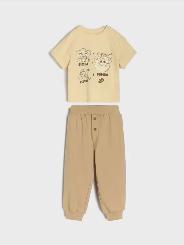 Set in jersey The Lion King - beige