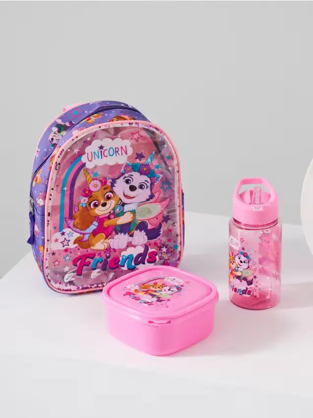 Set pranzo con zaino PAW Patrol 3 pack - multicolor
