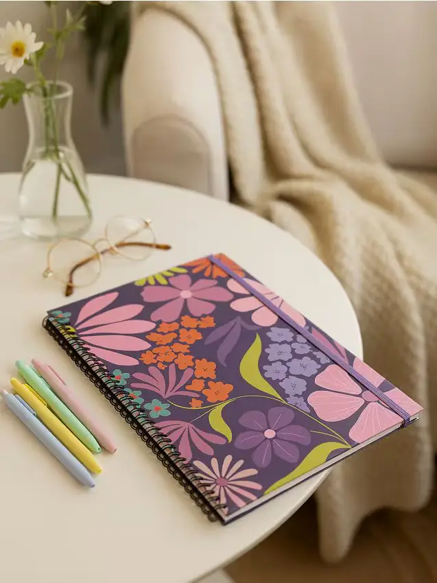 Set taccuino e penne - multicolor