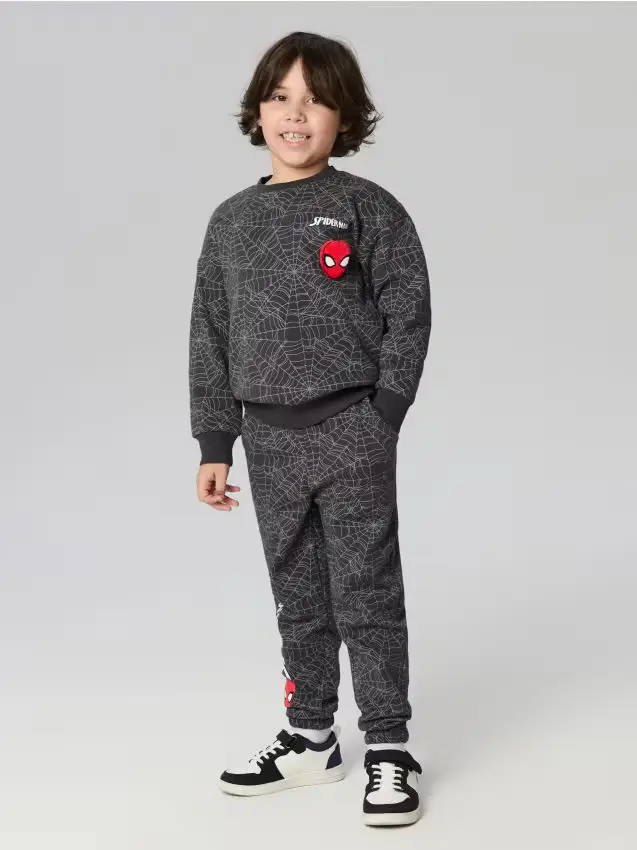 Set tuta Spider-Man - grigio scuro