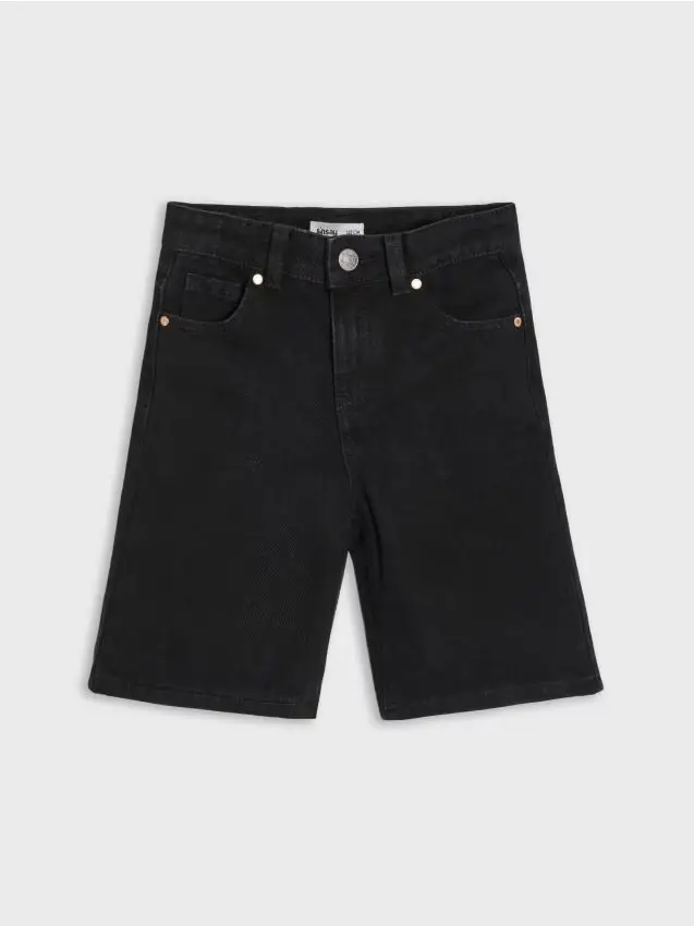 Shorts dritti - nero
