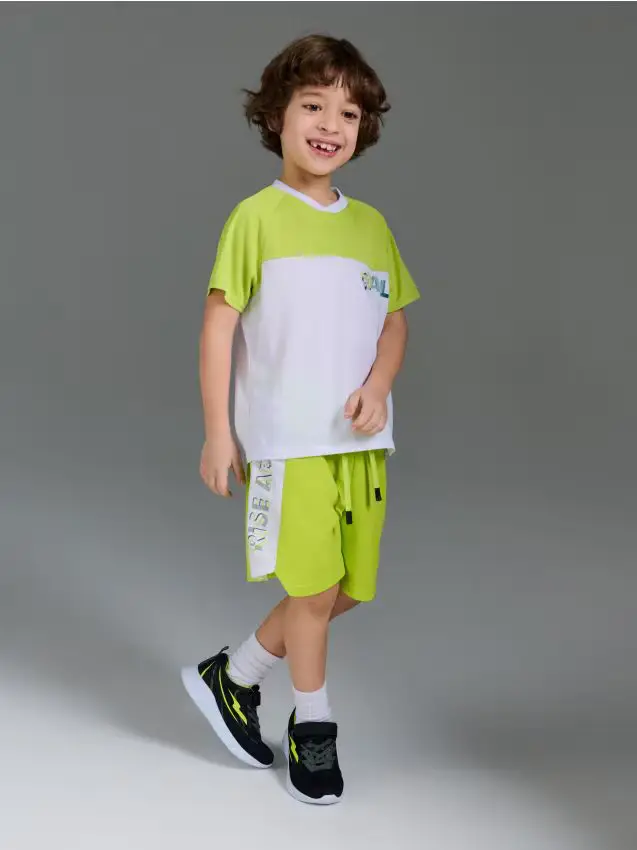 Shorts sportivi Active ad asciugatura rapida - verde lime