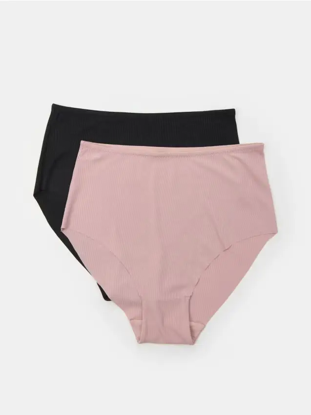 Slip con vita alta 2 pezzi - rosa cipria