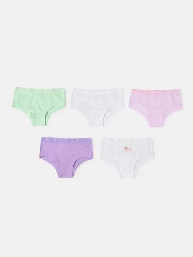 Slip in cotone 5 pezzi - multicolor