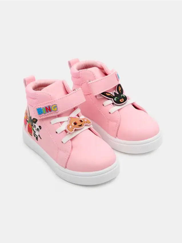 Sneakers con applicazioni 3D Bing - rosa