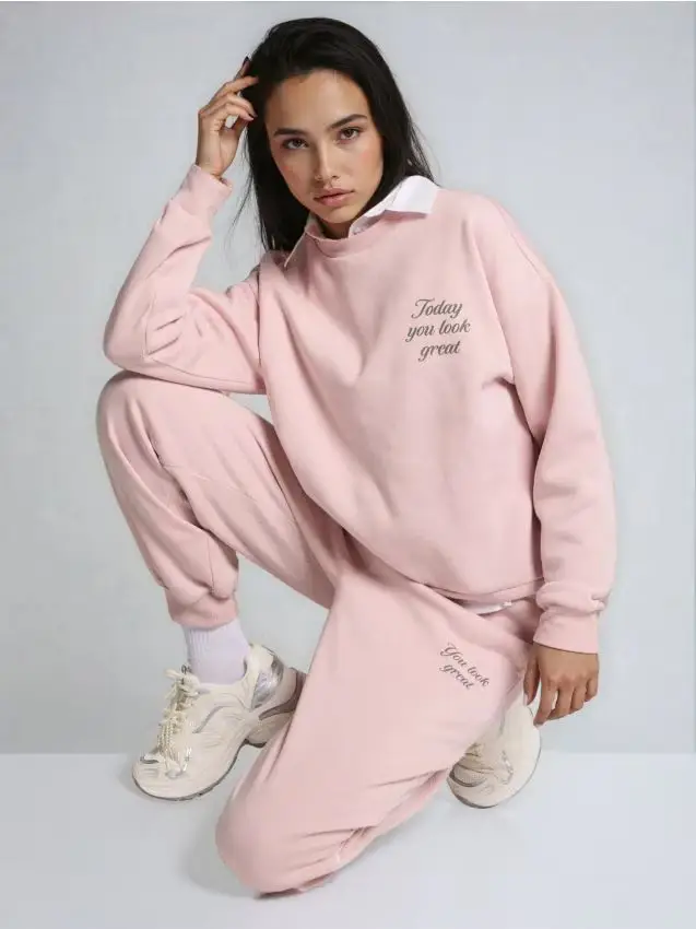 Sneakers in rete con suola spessa - panna