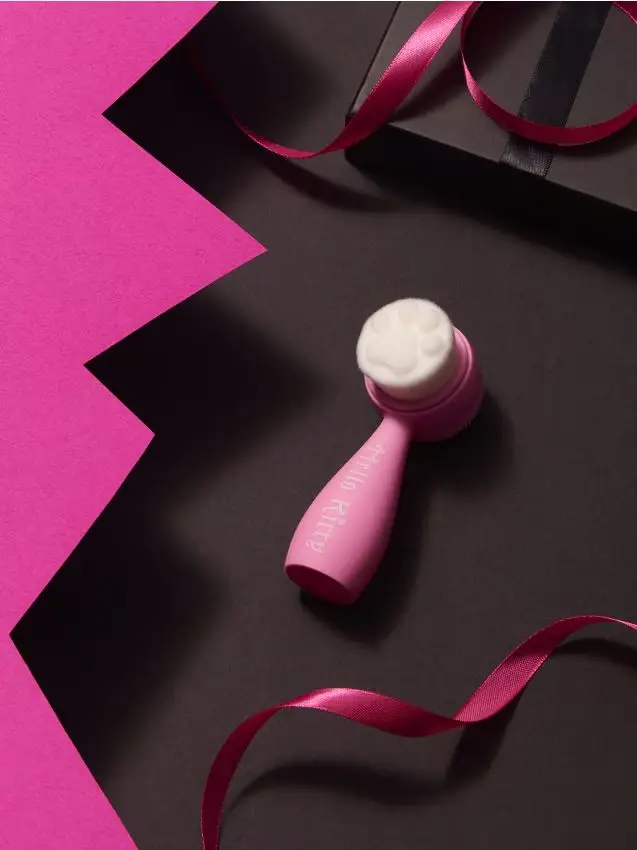 Spazzola per il viso Hello Kitty - rosa pastello