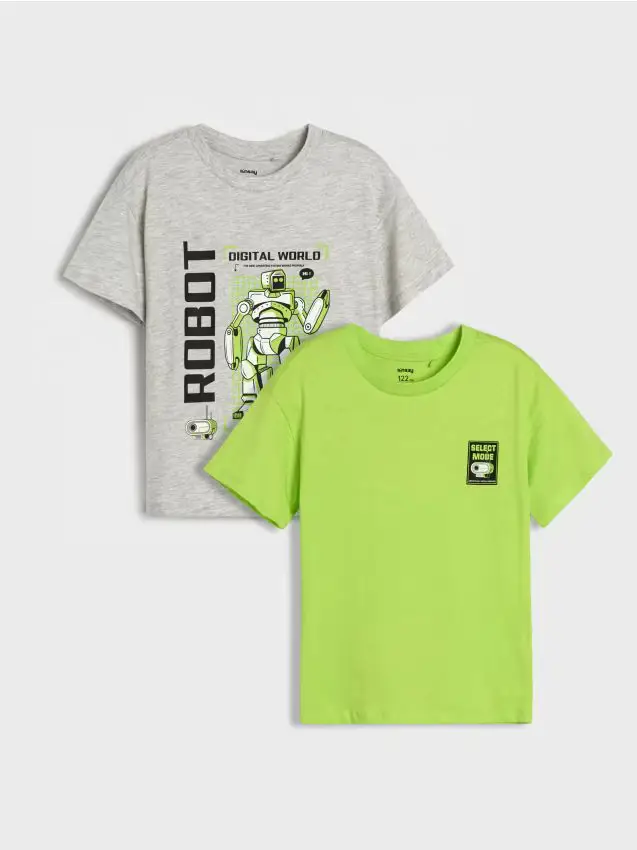 T-shirt 2 pack - verde chiaro