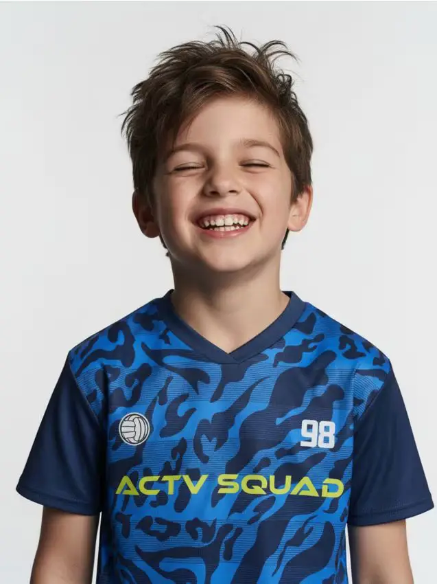 T-shirt Active - blu scuro