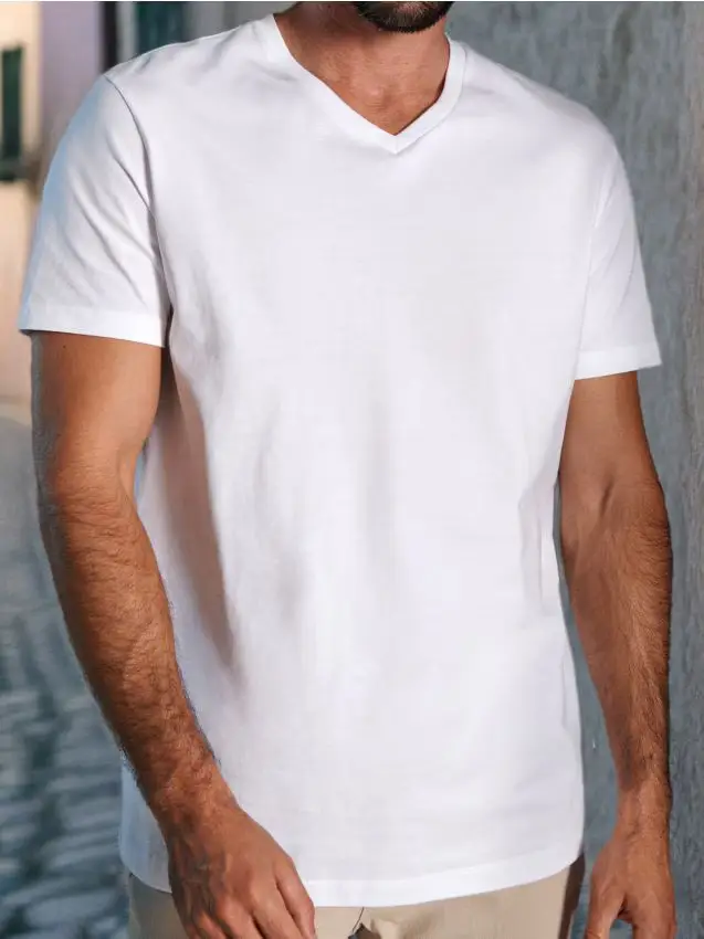 Sinsay T-shirt Bianco 4424044