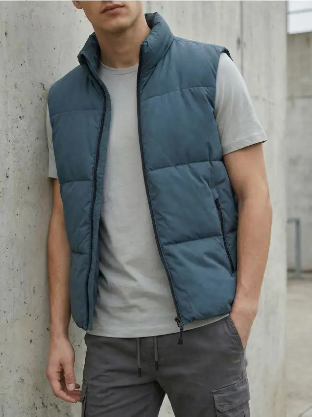 T-shirt basic in cotone - grigio chiaro