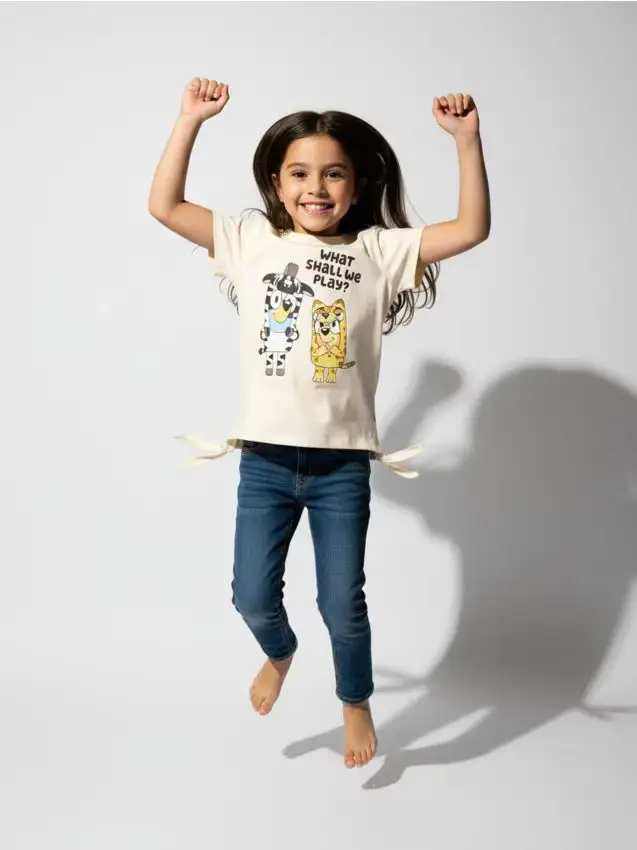 Sinsay T-shirt Bianco 4423021