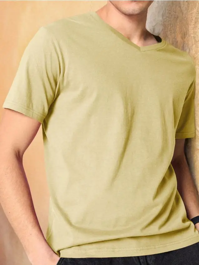 T-shirt - giallo chiaro