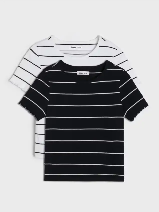 T-shirt in cotone 2 pack - multicolor