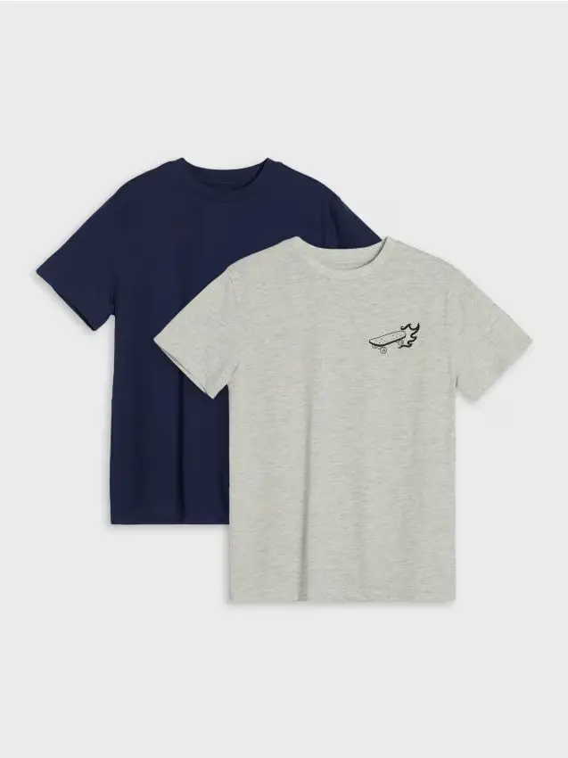 T-shirt in cotone 2 pack - multicolor