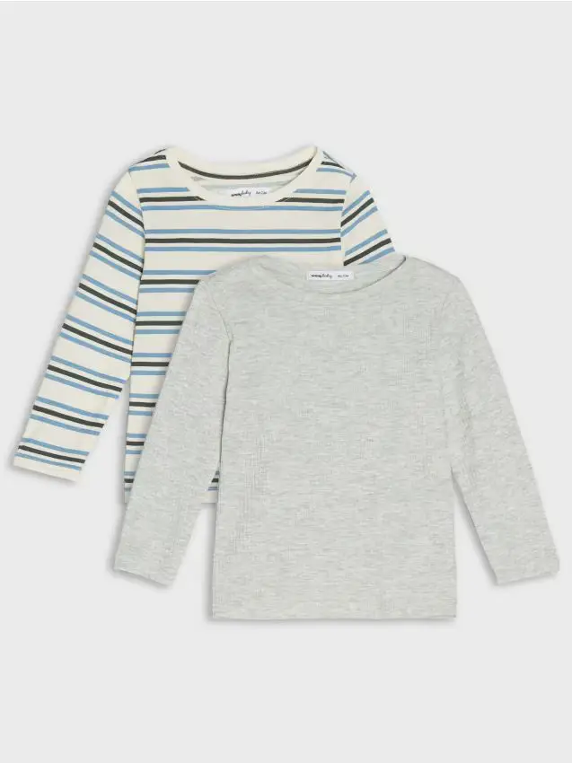 T-shirt in cotone 2 pack - panna