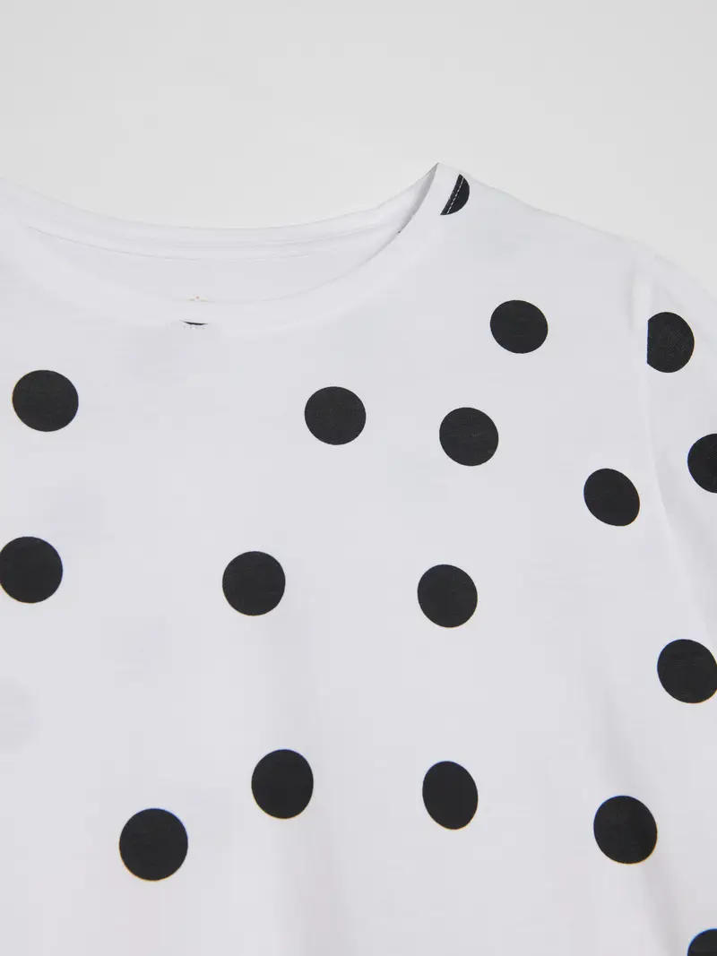 T-shirt in cotone - bianco miniatura 5