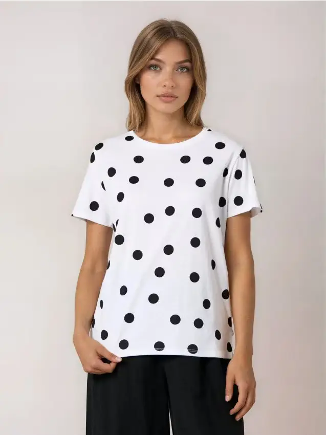 T-shirt in cotone - bianco