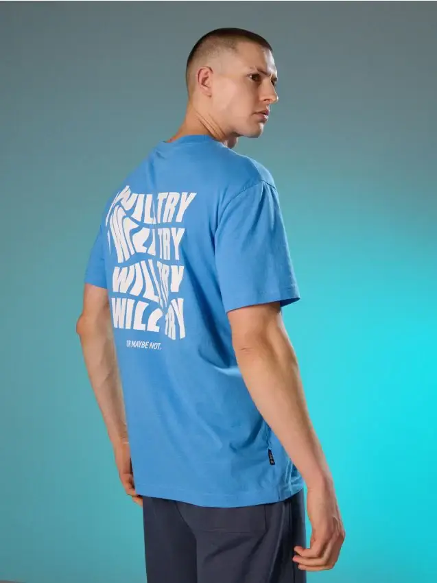 Sinsay T-shirt Blu 4430585