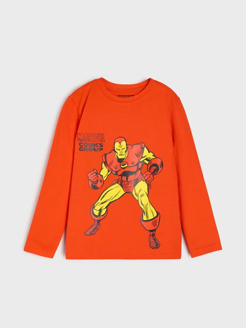 T-shirt in cotone con stampa 3 pack Marvel - multicolor miniatura 4