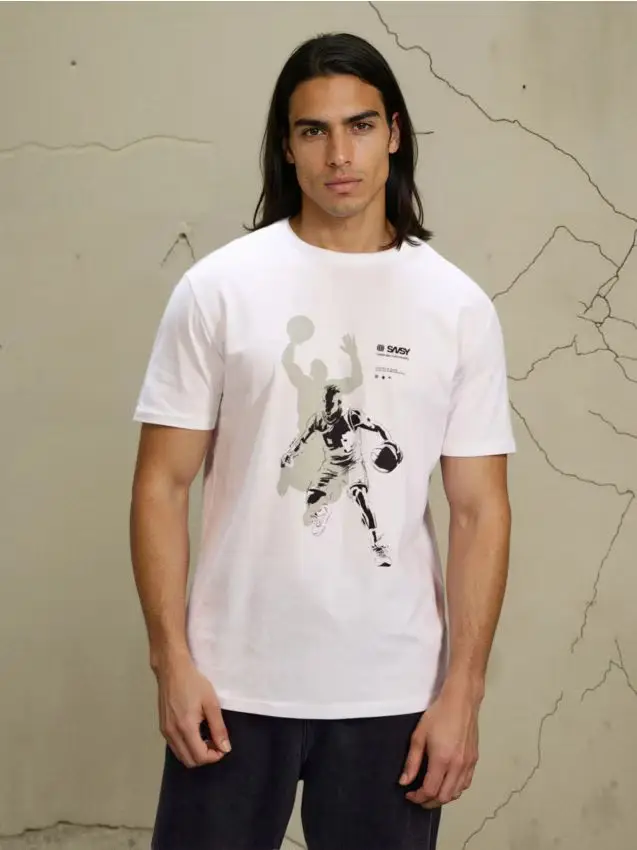 Sinsay T-shirt Bianco 4427506