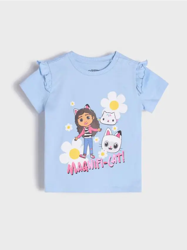 Sinsay T-shirt Azzurro 4423636